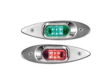 Evoled Navigation Lights Stainless Steel (Low Consumption) (11.043.24)