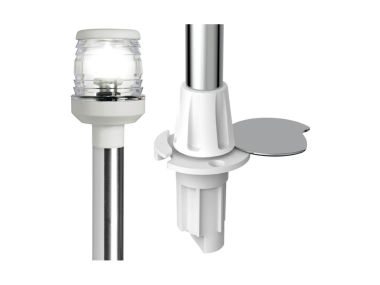 Classic 360° LED Navigation Light pull-out pole with Advance base (Flush)