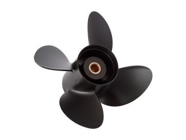 Johnson Evinrude / OMC Aluminum 4 Blades Propeller 90 bis 300 PS | 800/Cobra/King | 15 Tooth Spline | 11 bis 23 Pitch