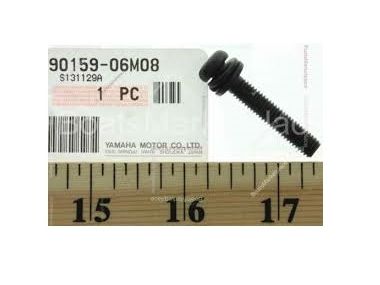 Yamaha Schraube, mit Unterlegscheibe für Luftfilter (90159-06M08-00)