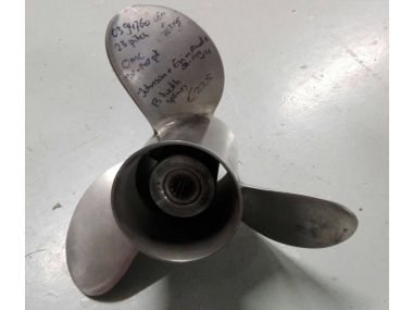 OMC Johnson Evinrude 2nd hand Stainless Steel Propeller 23 pitch (0394760, 765195)