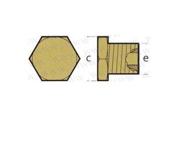 Cummins Tap Anode (TEN02044TP)