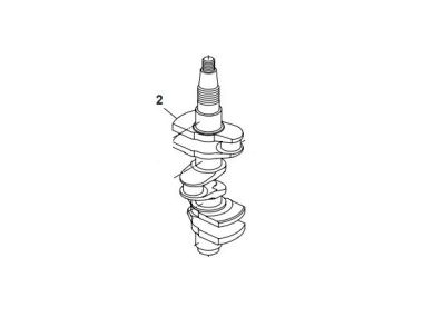 Parsun F40 Crankshaft (PAF40-05000001)