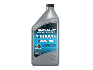 Quicksilver FCW® 25W-40 4-Stroke Mineral Marine Engine Oil (für alle Motoren)