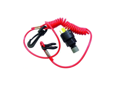 Kill Switch with Coil Lanyard (Yamaha / Mariner / Johnson Evinrude)