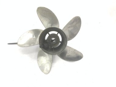 USED: Mercruiser high five Stainless Steel propeller 19 pitch