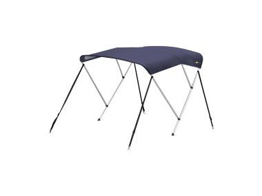 Aluminum Bimini Top with 3 bows | 190-210 cm width | 130 cm height | 183 cm length