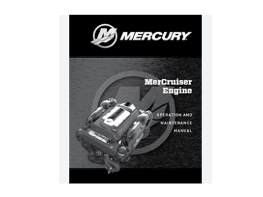 Mercruiser gasoline Engines sterndrive MPI models manual 8M0149739