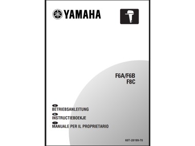 USED: Yamaha Instructieboekje - Manual F6A / F6B / F8C 68T-28199-70